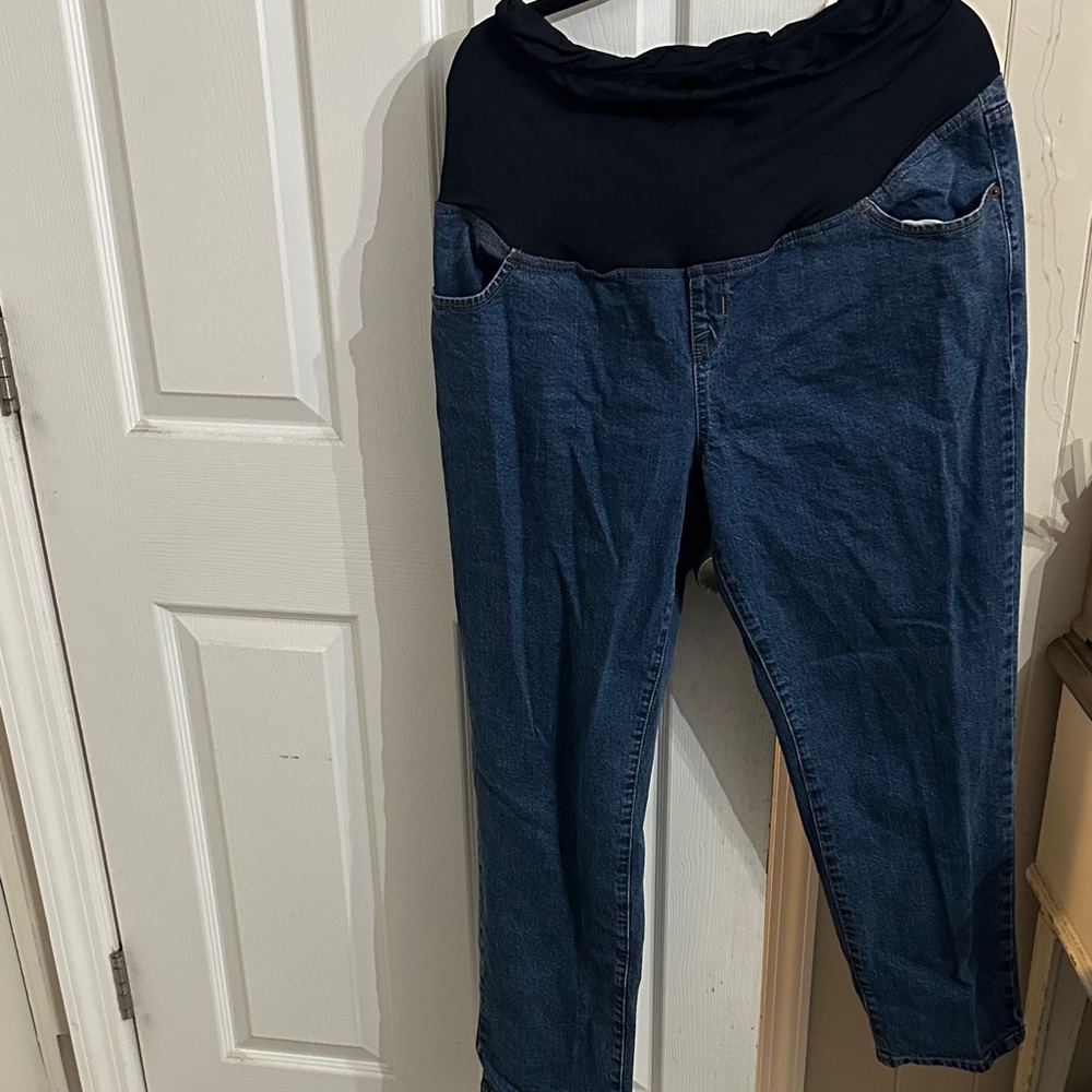 Isabel Maternity by Ingrid & Isabel Dark Blue Jeggings